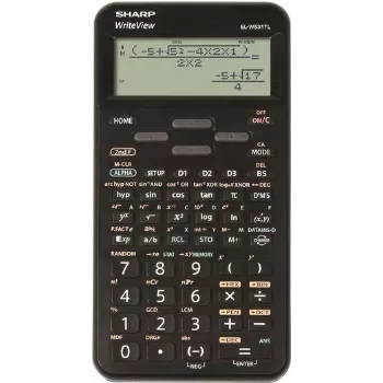 Calculadora Sharp ELW531T de secretária com visor, preta