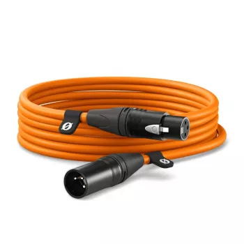 Cabo de áudio XLR RØDE XLR-6 — 6 m, conector fêmea XLR para conector macho XLR, rosa
