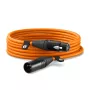 Cabo de áudio XLR RØDE XLR-6 — 6 m, conector fêmea XLR para conector macho XLR, rosa