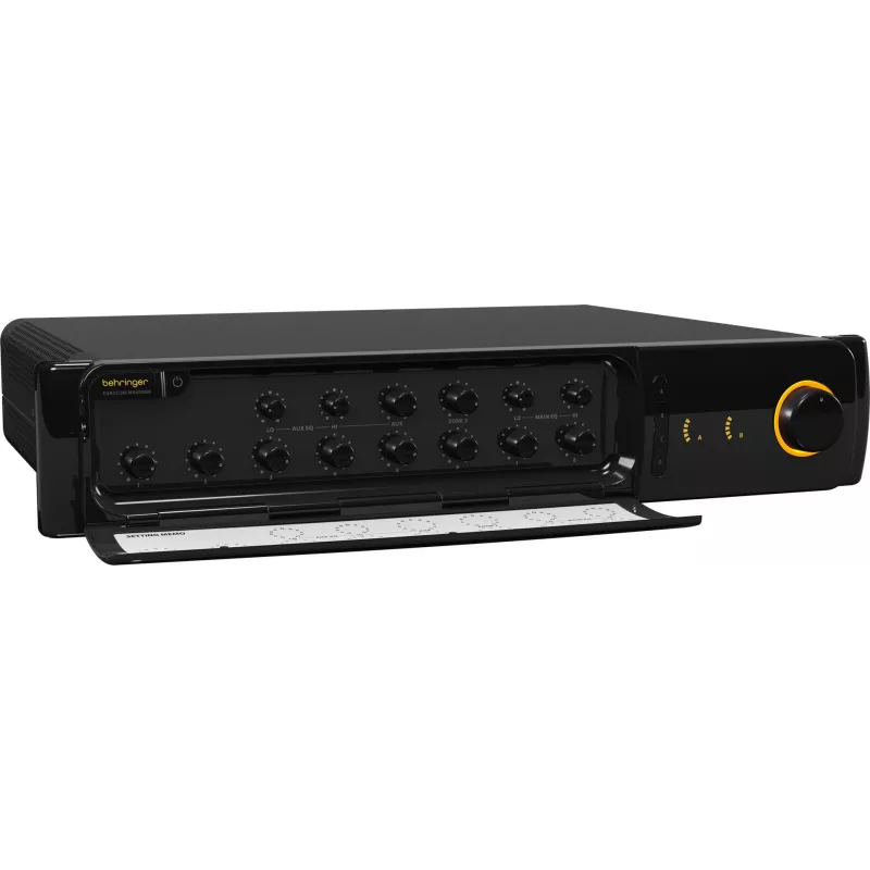 Amplificador de áudio Behringer MA6000M atuação/palco preto