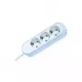 Bachmann SMART 387.272 extensão elétrica, 3x Schuko, 5 m, sem interruptor, branca