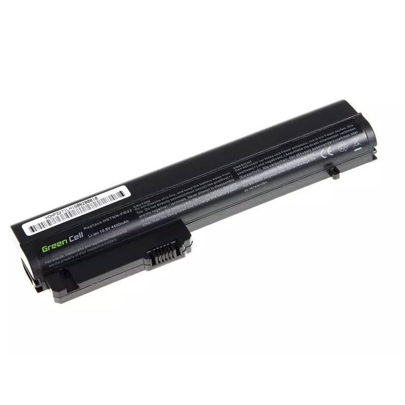 Green Cell - Bateria para portátil (equivalente a: HP RW556AA, HP HSTNN-C48C) - Iões de lítio - 6 células - 4400 mAh - Preto - para HP 2510p, Business Notebook nc2400, EliteBook 2530p,