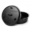 Dutch Oven Petromax ft6-t 5,5 L preto ferro fundido