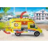 Playmobil 71202 City Life ambulância com luz e som conjunto de brincar adequado para crianças a partir de 4 anos individual