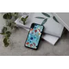 Capa de proteção iKins para iPhone XR – design Poppin Rock preto