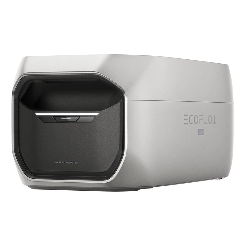 Bateria para estação de energia EcoFlow DELTA 3 Max Plus — LiFePO4 2.048 Wh, preto