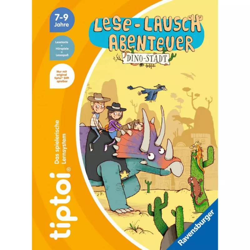 tiptoi Lese-Hör-Abenteuer: Dino Stadt, livro educativo