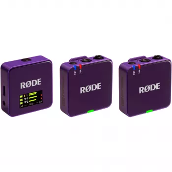 RØDE Wireless GO III Roxo – sistema de microfone sem fios (roxo)