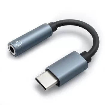 Adaptador USB-C para jack 3,5mm 10cm