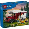 Brinquedo de construção LEGO City Autocaravana de aventura 60454, 385 peças, altura 80 mm, para crianças a partir de 6 anos