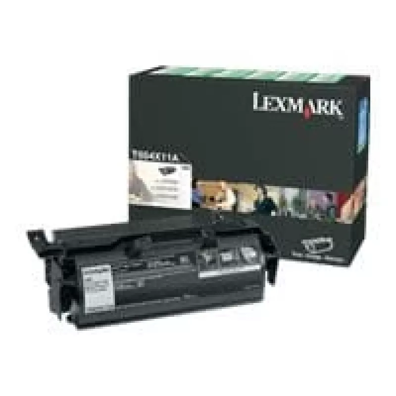 Lexmark T654X11E Cartucho de toner, preto, 36000 páginas