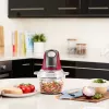 Picadora elétrica Russell Hobbs 27130-56 0,5 L 200 W preto, vermelho, transparente