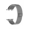 Pulseira de malha FIXED para Apple Watch 38/40/41 mm — FIXMEST-436-SL Prateado, aço inoxidável Milanese, ajustável