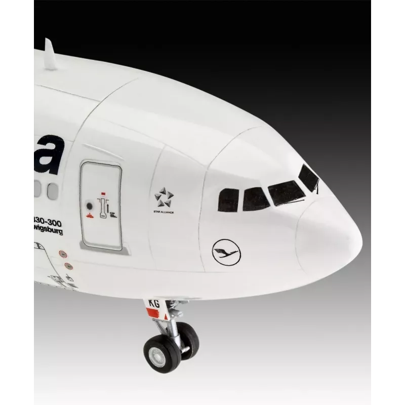 Modelo plástico avião REVELL Airbus A330-300 Lufthansa escala 1:144