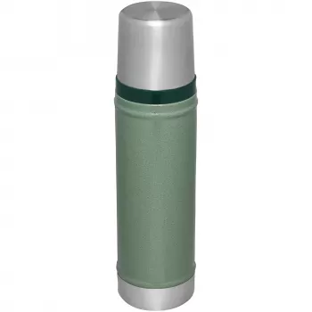 Garrafa térmica STANLEY The Legendary Classic 0,6 l verde – Garrafa isotérmica a vácuo, 600 ml