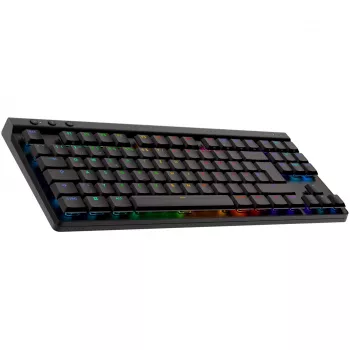 Logitech G G515 - Teclado - LIGHTSPEED - TKL - Retroiluminação - sem fios - 2,4 GHz, Bluetooth, USB - QWERTZ - Alemão - Interruptores de tecla: GL Li