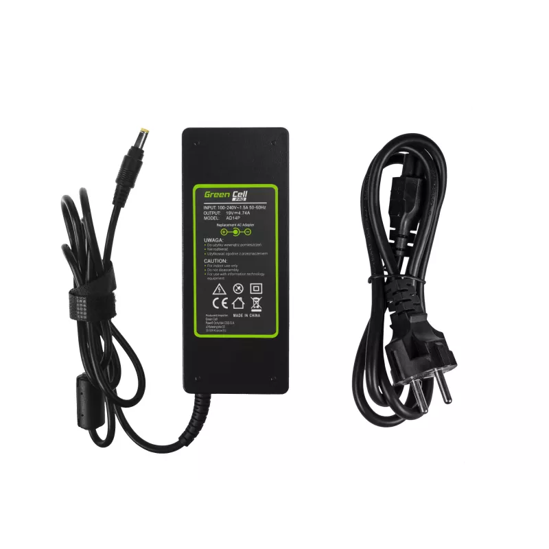 Fonte de alimentação/transformador Green Cell AD14P para interiores 90 W preto
