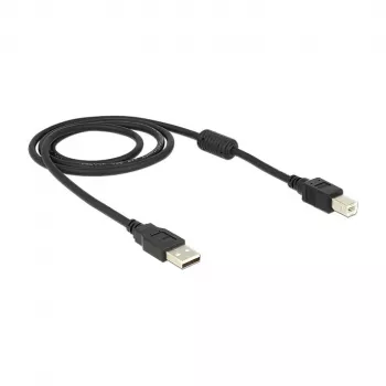 Cabo USB DeLOCK 83566 USB 2.0 1 m USB A USB B preto