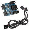 Hub USB 2.0 Akasa AK-CBUB64-30BK 1-para-4 portas USB 2.0
