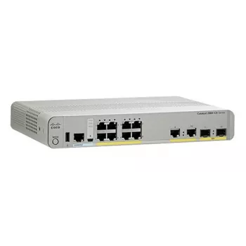 Cisco - Catalyst 2960CX-8TC-L - switch - gerido - 8 x 10/100/1000 + 2 x SFP + 2 x 10/100/1000 (Uplink) desktop montagem em rack
