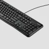 Logitech Desktop MK120 Combo, preto, com fio, layout suíço, 920-002504