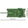 Conjunto de construção Cobi modelo de tanque T-34-85 — 110 peças, idade 6+, verde