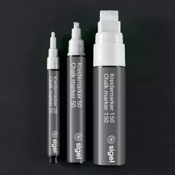 Sigel BA178. Cores de escrita: branco, tipo de ponta: bala, largura do traço (mín.): 1 mm. Quantidade por embalagem: 2 unid., tipo de embalagem: embalagem visível (BA178)