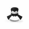 Espremedor de alho de mesa Ototo Design Rockula plástico aço inoxidável preto branco