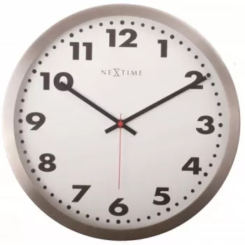NeXtime Relógio de parede 2521 Arabic, Ø33 cm, branco