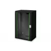 Digitus Unique DN-19 20-U-SW - armário - armário de rede - adequado para montagem na parede - preto, RAL 9005 - 20U - 48,3 cm (19) (DN-19 20-U-SW)