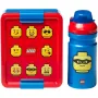 Conjunto de lanche LEGO 40580001 Bright Blue – Lancheira e conjunto de garrafa para crianças