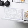 Luz de néon LED Paladone Star Wars design PP13123SW — letreiro LED decorativo para parede ou prateleira