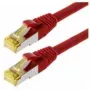 Cabo de rede Helos Cat 6a S/FTP 0,5 m vermelho