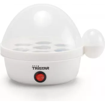 Cozedor de ovos Tristar EK-3074 — capacidade 7 ovos, 350 W, transparente/branco