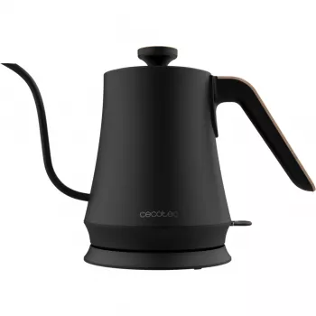 Chaleira elétrica Cecotec 1 L 1200 W preta