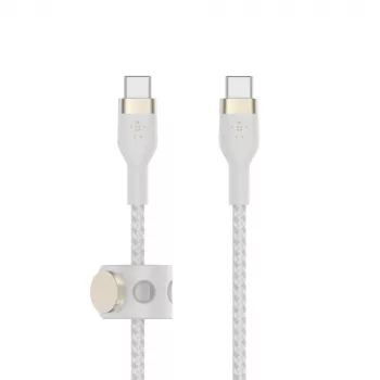 Belkin BOOSTCHARGE PRO Flex Cabo USB 3 m USB 2.0 USB C branco (CAB011BT3MWH)