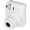 Máquina fotográfica instantânea Fujifilm Instax Mini 12 branca — impressões 86×54 mm, distância focal 60 mm, pilha AA