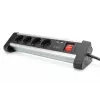 Régua de tomadas Digitus DA-70614 com 2 portas USB