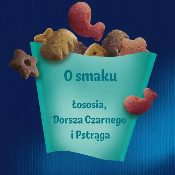 Petiscos para gatos Felix Party Mix Ocean Mix saco 60 g – snack para gatos adultos