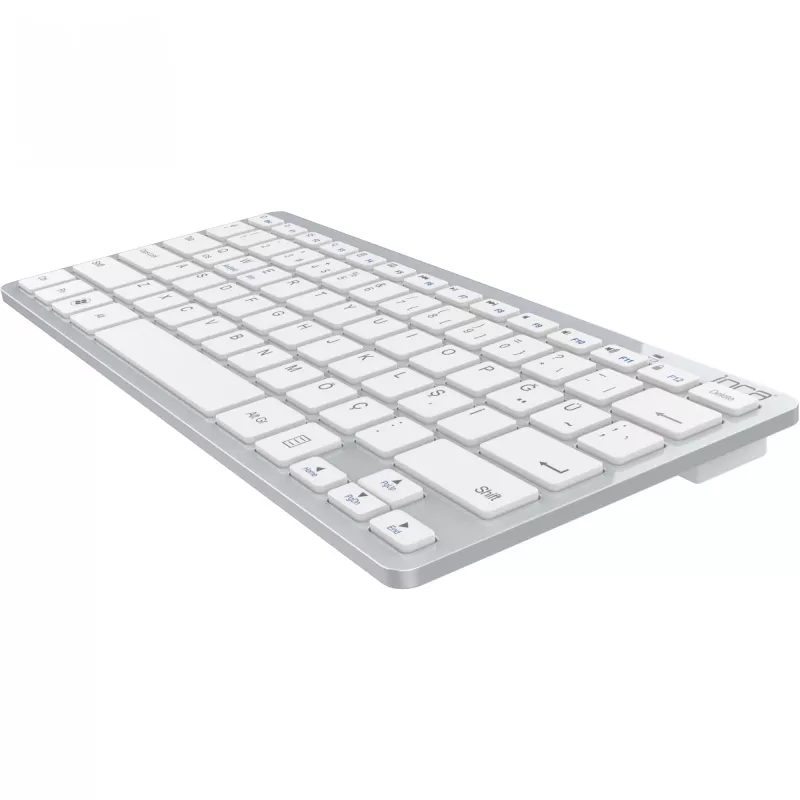 Teclado sem fios Inca IBK-569BT Bluetooth 78 teclas Metallic prateado