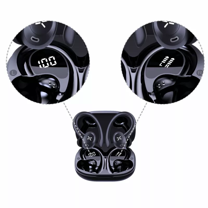 Auscultadores desportivos sem fios MANTA Rytmo Sport 2 MATWS012BK — True Wireless, In-Ear, preto