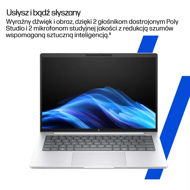 HP EliteBook 8 G1a Ryzen AI 5 Pro 340 14WUXGA IPS 400nits AG LBL 32GB DDR5 5600 SSD1TB Radeon 840M câmara IR 5 Mpx AI 62Wh W11Pro 3 anos no local