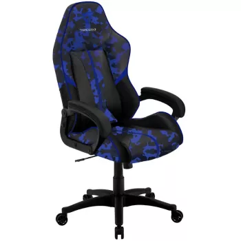 Cadeira gaming thunder x3 BC1 Camo Blue com assento ajustável em altura e reclinável