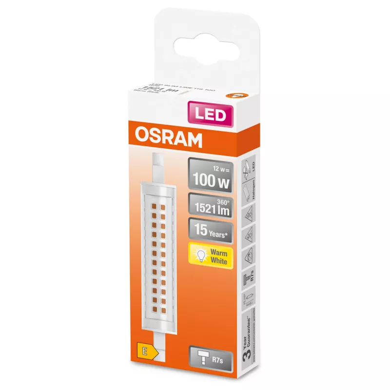 Lâmpada LED Linear LEDvance Osram 12 W R7s 1521 lm 2700 K