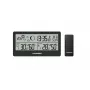 Estação meteorológica BLAUPUNKT WS20BK — visor de temperatura e humidade interior/exterior, preto, 1 sensor, LCD, a pilhas