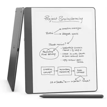 E-reader Amazon Kindle Scribe 2024 — 10,2 polegadas 300 ppi, 16 GB, Tungsten, Premium Pen incluída