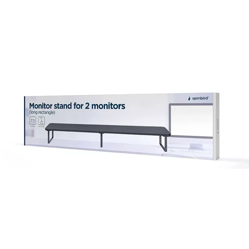 Gembird MS-TABLE2-01 suporte de monitor / base de secretária preto