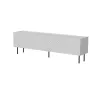 Móvel de TV cama meble LUCCA 4D, 2000×400×590 mm, branco, tampo em aglomerado