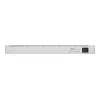 Switch de rede L2 Gerido UBIQUITI USW-Aggregation — 8 slots SFP+, suporte 10G, sem ventoinha, rack 1U, prateado