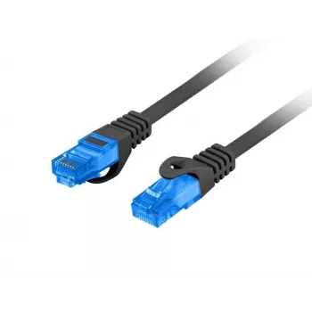 Cabo de rede LANBERG Cat6a S/FTP RJ-45 PCF6A-10CC-0500-BK, 5 m, LSZH, 26 AWG, CCA, preto